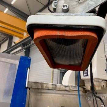 Ventouse à double joint mousse pour dalle podotactile