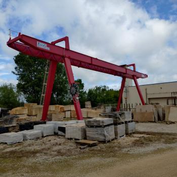 Installation d'un Portique bipoutre 10 tonnes