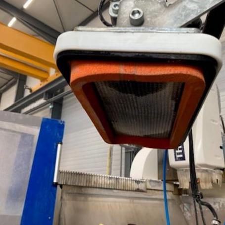 Ventouse à double joint mousse pour dalle podotactile