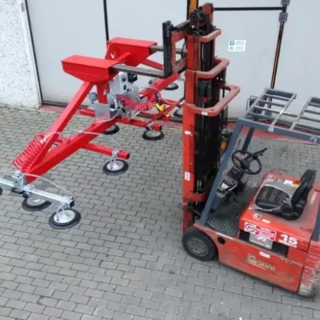 Palonnier à ventouses pour chariot élévateur